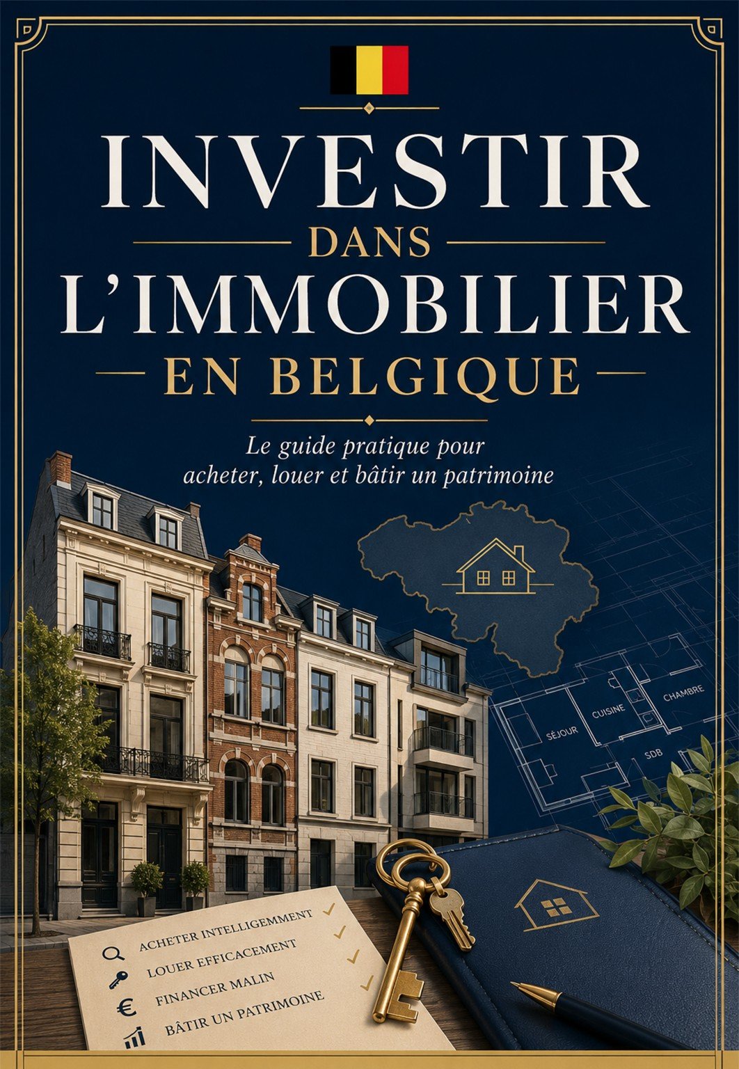 Couverture du livre Investir dans l’immobilier en Belgique