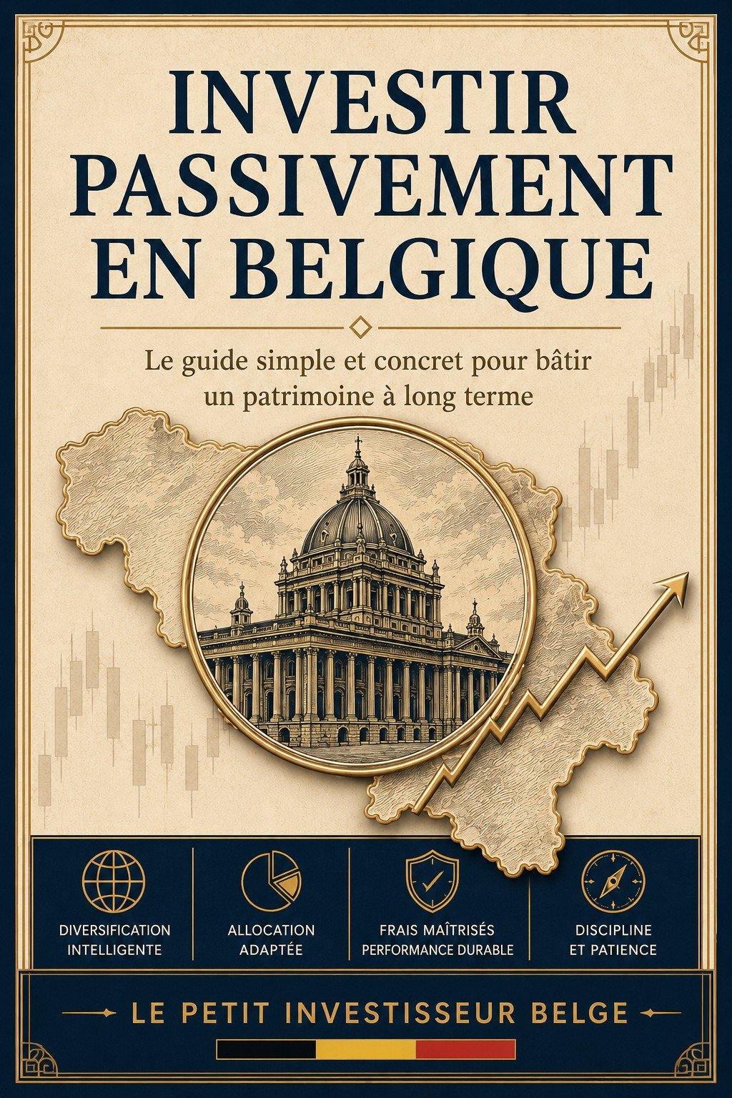 Couverture du livre Investir passivement en Belgique