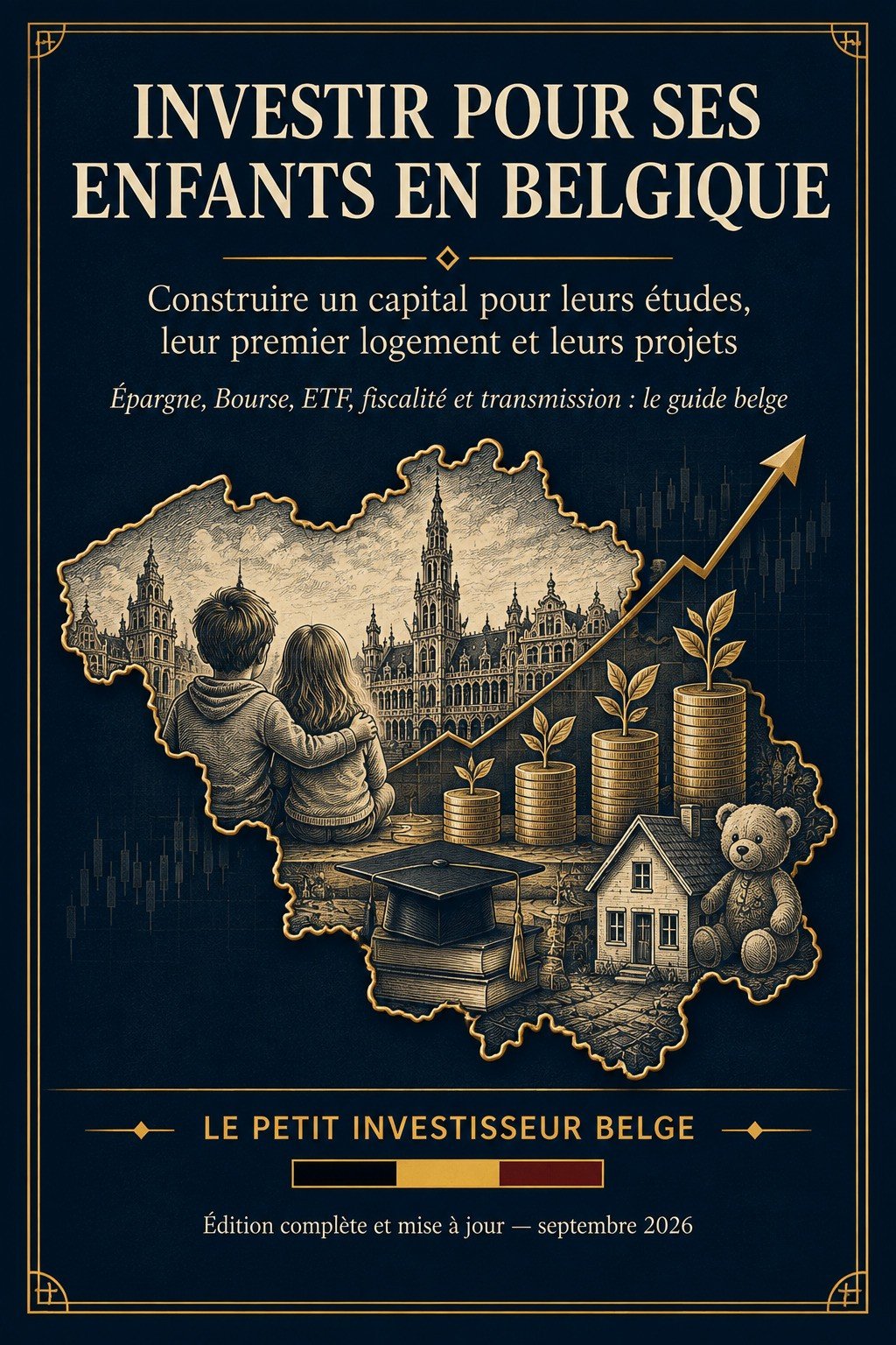 Couverture du livre Investir pour ses enfants en Belgique